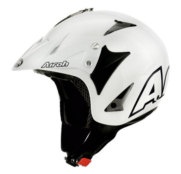 Airoh EverGreen Trials Helmet - Gloss White