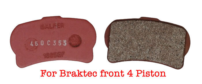 Brake Front Caliper Repair kit Braktec 13R< (853000MO0)