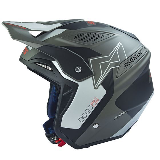 MOTS GO2 Helmet - BLACK +/- 900grams