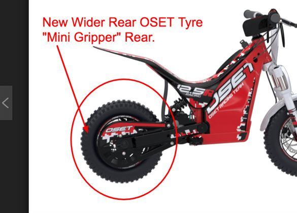OSET Mini Gripper 12 x 2.5 front + rear