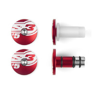 S3 FIVE Bar Ends for BETA - d.12mm Red