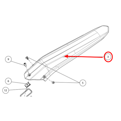TRS REAR FENDER - ONE-E