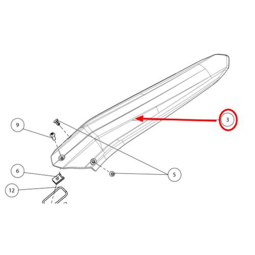 TRS REAR FENDER - ONE-E