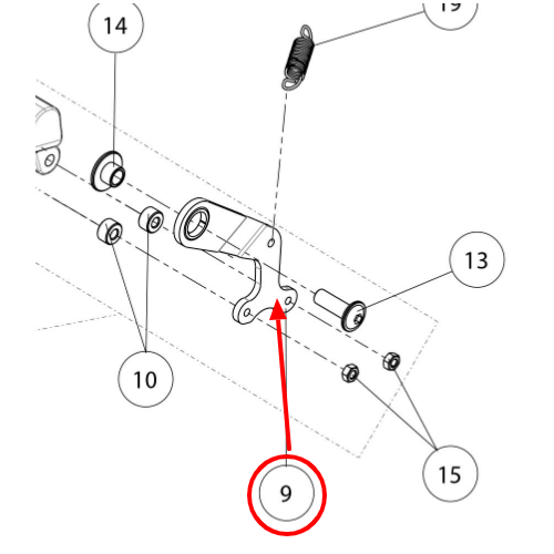 TRS CHAIN TENSIONER ARM - ONE-E