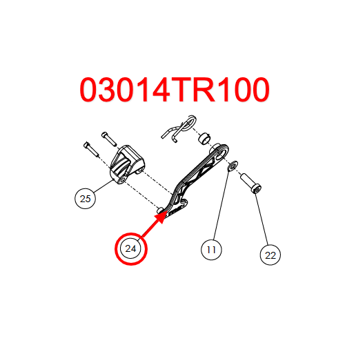 Chain Tensioner Arm - TRS