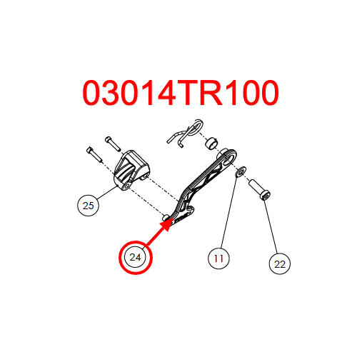 TRS Chain Tensioner Arm 
