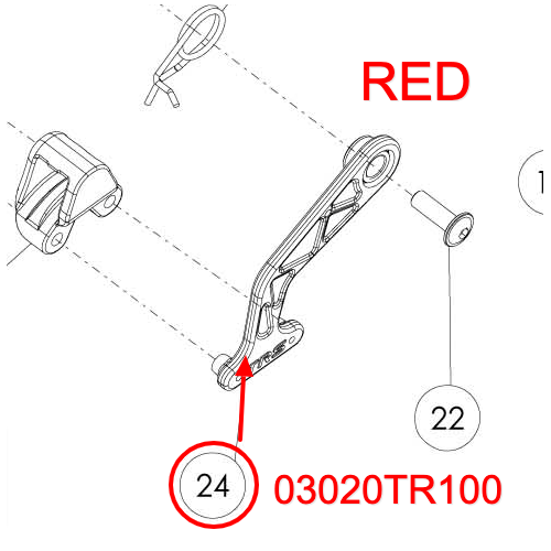 TRS Chain Tensioner RED