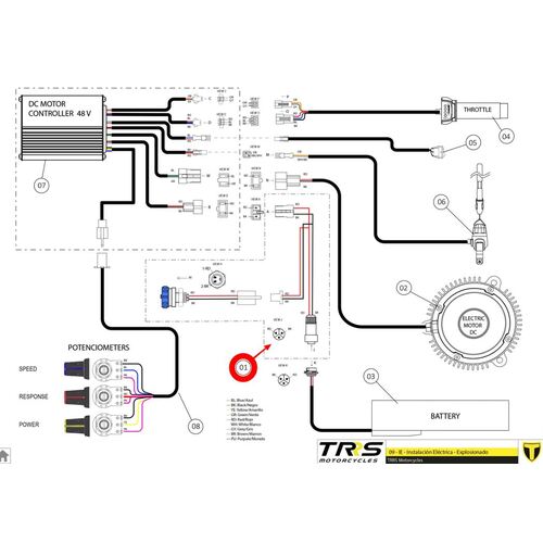 TRS ONE-E Wiring Harness 48V