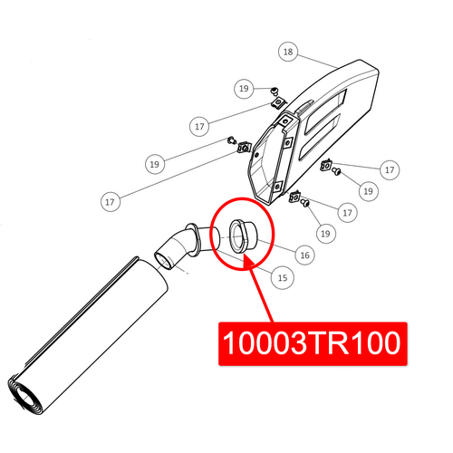 TRS RUBBER GROMMET, SILENCER END-CAP