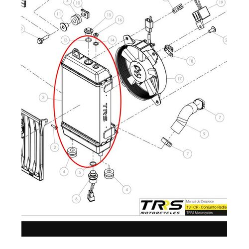 TRS Radiator 18RR<