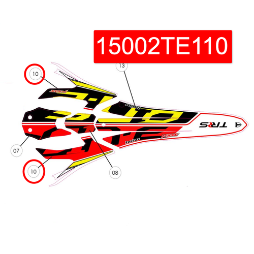 TRS Sticker Kit - Controller Box Side ON-E 2021