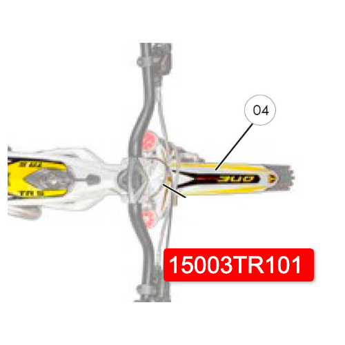 TRS 2018 ONE Front Fender Sticker