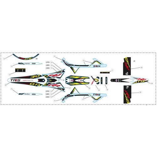 Stickers - RR18 Sticker set complete.