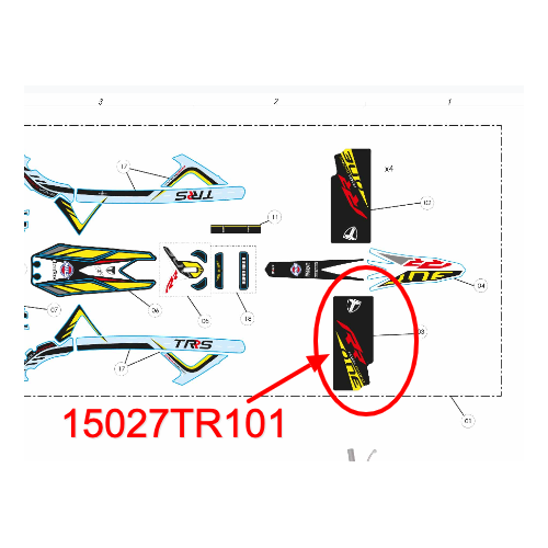 Sticker - Fork Leg Right RR18