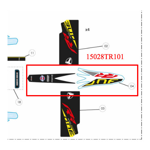 Sticker - Front Guard 2018 RR