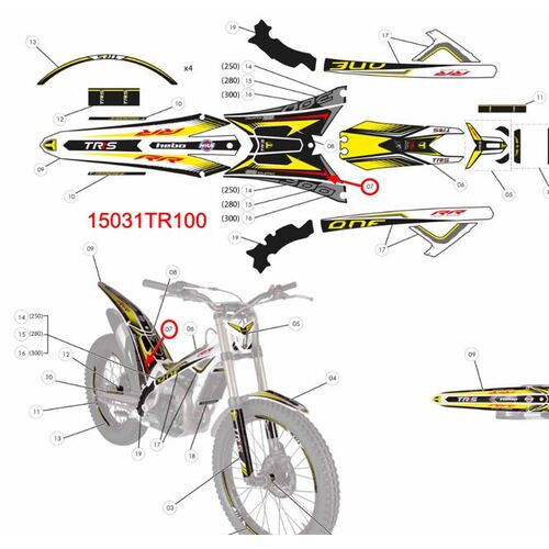 Sticker - RR17 Airbox top