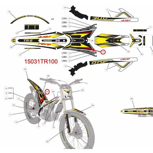 Sticker - RR17 Airbox top