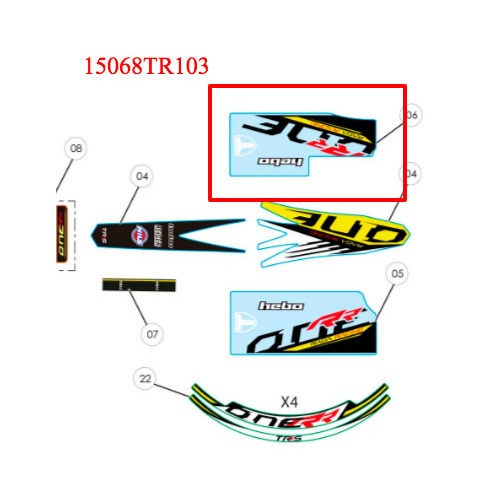 Sticker - Fork Leg RHS 2019 RR