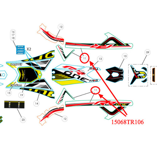 Sticker - Set Frame 2019 RR