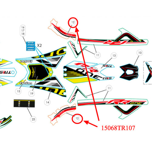Sticker - Chassis Side Protection 2019 RR