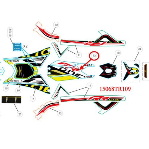 Sticker - Fuel Tank 2019 RR