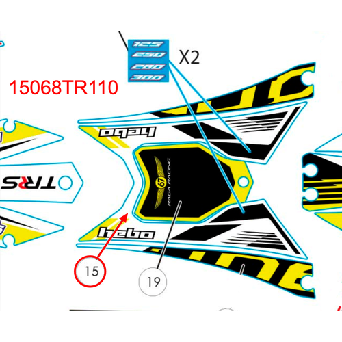 Sticker - Air Filter Box 2019 RR