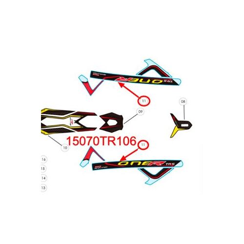 Stickers - frame ONE R 2020