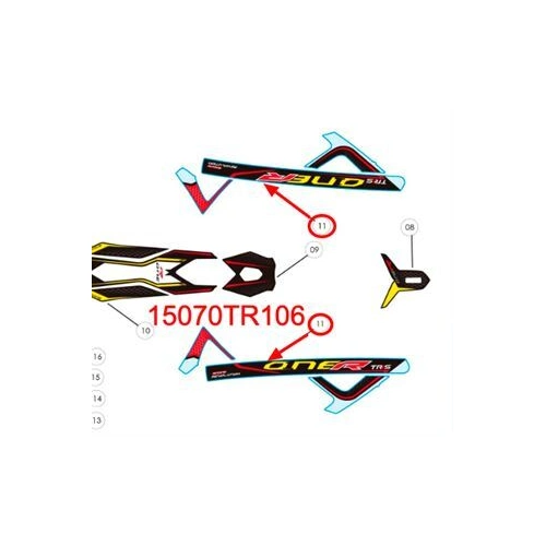 Stickers - frame ONE R 2020