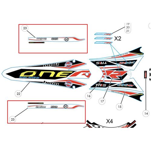 Sticker - Swingarm RR 2020
