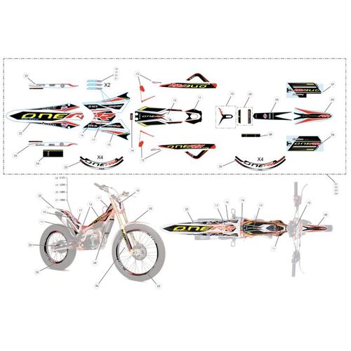 Sticker Kit - Complete RR 2020 300cc
