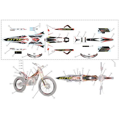 Sticker Kit Complete RR 2020 300cc