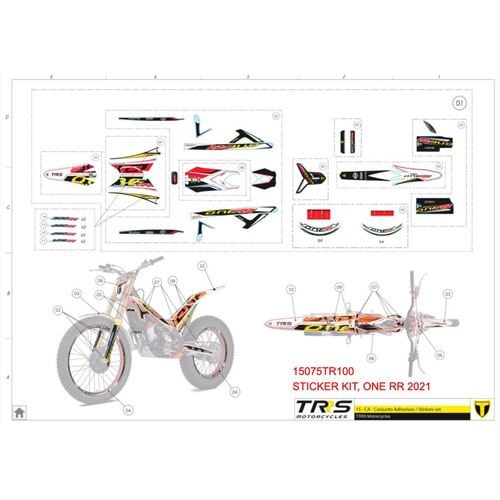 STICKER KIT, ONE RR 2021