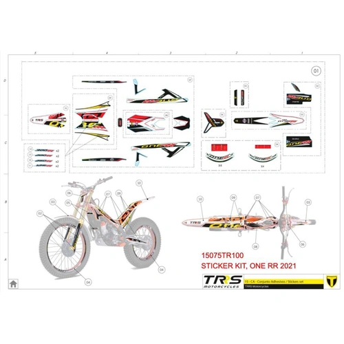 STICKER KIT - ONE RR 2021