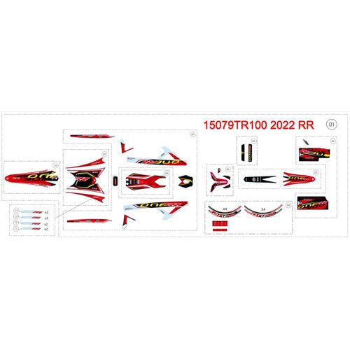 Sticker Kit - ONE, RR 2022