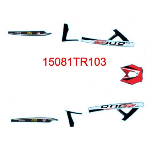 Sticker set, Frame and Swingarm ONE-R 2023