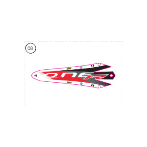 REAR Sticker - MUDGUARD (FENDER) 2024 ONE-R
