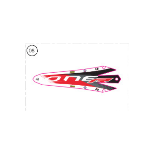 REAR Sticker - MUDGUARD (FENDER) 2024 ONE-R