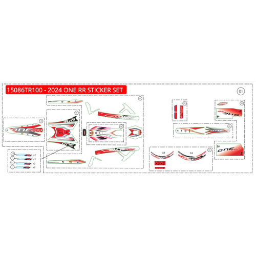 Sticker Kit - 2024 TRS ONE RR