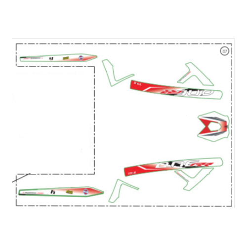Stickers - FRAME & SWINGARM RR 2024