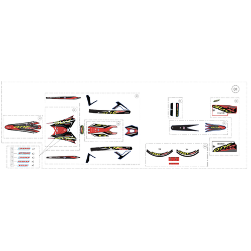 Sticker Kit - 2026 TRS ONE RR