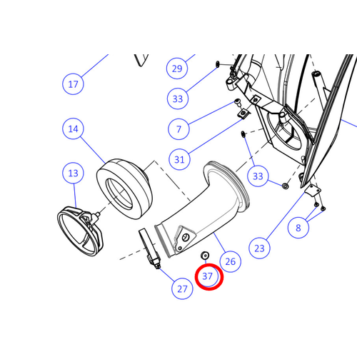 TRS SCREW DIN 908 M14X1,5 (Intake Sensor bung)