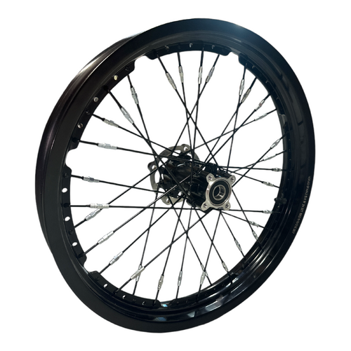 COMPLETE 18" REAR WHEEL (BARE) WITH HUB/SPOKES