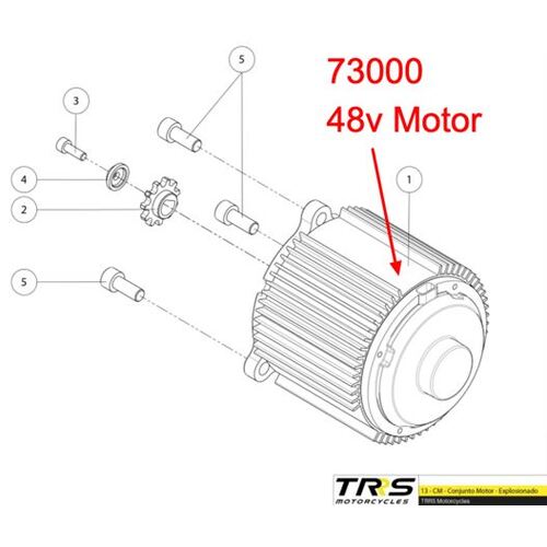 Motor, 48V ON-E KIDS 20 (2020→)