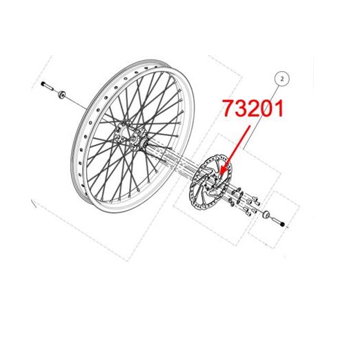 FRONT BRAKE DISC ASSEMBLY - ONE-E 20