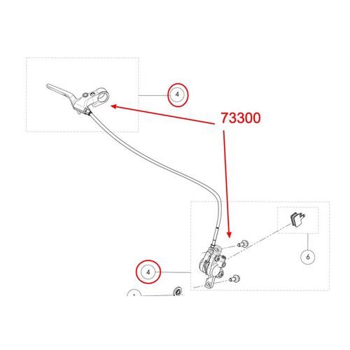 TRS FRONT BRAKE SET (Shimano) - ONE-E 20