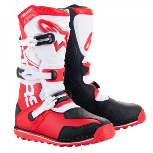 AlpineStars TECH T Trials Boots - RED/WHITE
