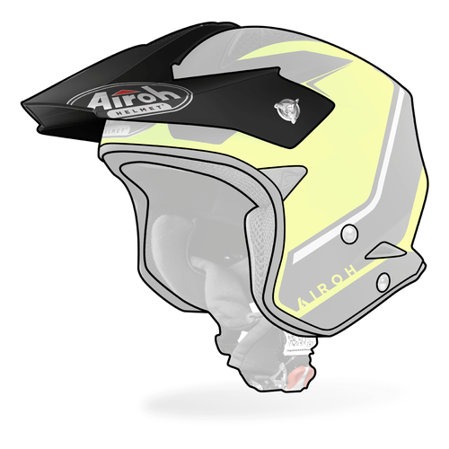 Airoh TRR Helmet Peaks - various colours