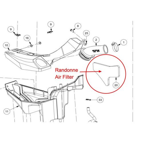 AIR FILTER GG Randonne