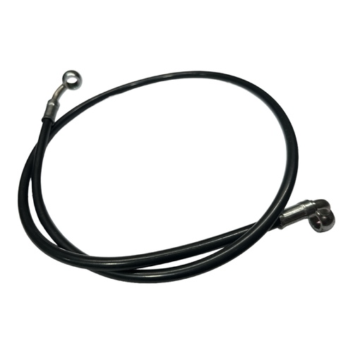 BRAKE FRONT HOSE BLACK - 915mm long