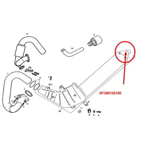 EXHAUST MUFFLER END CAP Pro